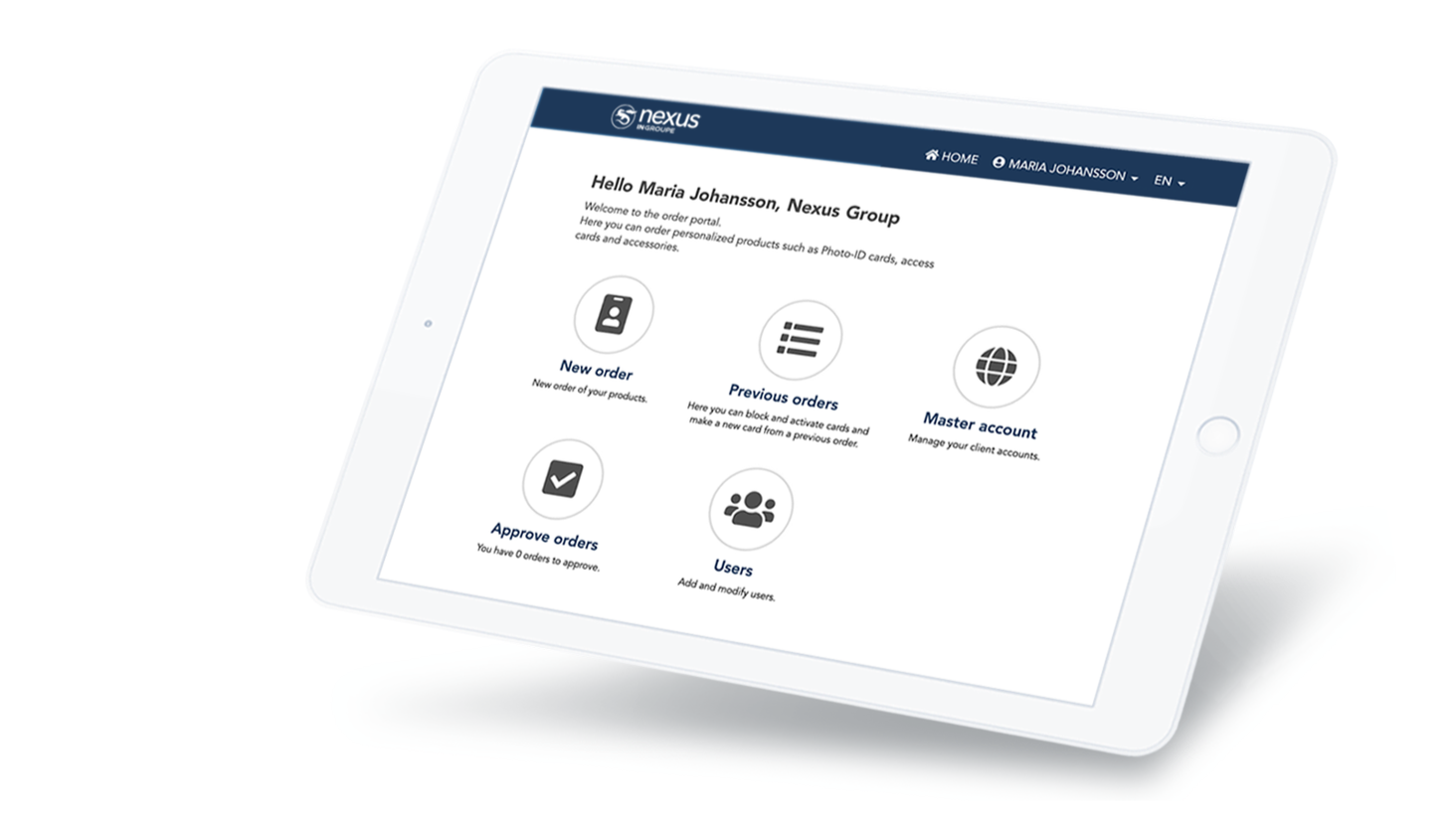 Säker livscykelhantering av identiteter - Nexus GO cards